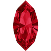 4231 Swarovski Crystal Light Siam Red 6x3mm Navette Rhinestones 1 Dozen